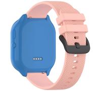xhKJO Watchbands Compatible for Garmin Bounce 2 Strap, Genuine Silicone Watch Band Wrist Strap, Replacement Bracelet Wristband Wrist Straps for Garmin Bounce 2 Accessories (pink)