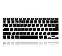 XHLWZR EU/UK/US Russian Language Silicone Keyboard Cover Skin for MacBook Pro 13" 15" 17" (2015 or Older Version),for MacBook Air 13" A1369/A1466,USA and European Layout Protective Skin