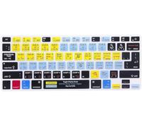 XHLWZR EU/UK/US Silicone Serato Scratch LIVE Shortcuts Hotkey Keyboard Cover for MacBook Pro 13"15"17"(2015or Older Version),for MacBook Air 13" A1369/A1466,US and EU Layout Protective Skin
