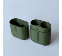 XHM Awesome 2-Pack 18650 Battery Storage Case, Portable Protective Battery Holder Organizer, Durable Hard Shell Battery Box, Compatible with Flat Top & Button Top 18650 Lithium Batteries (Green)