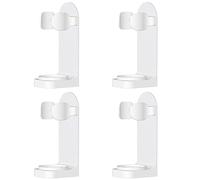 XHNFCU 4 Pack Electric Toothbrush Holders Wall Mounted Electric Toothbrush Holder Adjustable Strong Adhesive Electric Toothbrush Holder Fit for Most Electric Tooth Brush