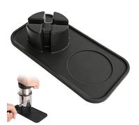XHNKEG Silicone Tamping Mat, Coffee Tamper Mat Black Coffee Accessories Espresso Tamp Station Tamping Pad Accessories for Espresso Machine