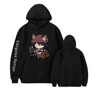 xhomeshop Anime Bungo Stray Dogs Kawaii Sweatshirts Osamu Dazai Pullover with Hooded Chuuya Nakahara Hoodies Edogawa Ranpo Cosplay Sweatshirts Cute Fans Clothing