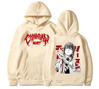 xhomeshop Anime Chainsaw Man Hoodies Chainsaw Makima Long Sleeves Pullover Makima Sweatshirts Makima Fans Clothing