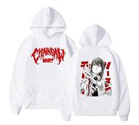 xhomeshop Anime Chainsaw Man Hoodies Chainsaw Makima Long Sleeves Pullover Makima Sweatshirts Makima Fans Clothing