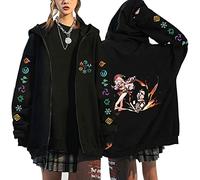 xhomeshop Anime Genshin Impact Hoodie Hutao Xiao Klee Diona Sucrose Sweatshirts Kamisato Ayato Pullover Arataki Itto Cosplay Sweatshirts with Zipper