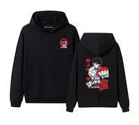 xhomeshop Anime Hajime no Ippo Fighting Spirit Hoodies Kamogawa Boxing Gym Long Sleeves Sweatshirt Ippo Makunouchi Jumper Ippo Cosplay Sweatshirts