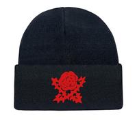 xhomeshop Berserk Beanie Hat Skull Winter Knit Hat for Boys Girls Guts Skull Knight Cap Slouchy Winter Gothic Skull Knitted Hats Bobble Hat Cuff Knit