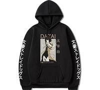 xhomeshop Bungo Stray Dogs Hoodie Men's and Women's Long Sleeve Tops Anime Print Casual Sports Pullover Sweatshirt Dazai Osamu Cosplay Costumes