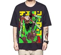 xhomeshop Chainsaw Man T-Shirt Sports Tee Summer Shirt Casual Tops Loose T-Shirt Pochita Cosplay Short-Sleeved Shirt Unisex