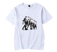 xhomeshop Psycho-Pass T-Shirt Unisex Anime Print Tops Summer Casual Comfy Short Sleeve Shirt