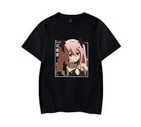 xhomeshop Seraph of The end T-Shirt Cosplay Top 2D Printed Cotton Blended T-Shirt Summer Casual top with Anime patternboth Men and Women can wear