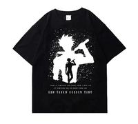 xhomeshop The Seven Deadly Sins Meliodas Pattern Short Sleeves Top Ban Ban T-Shirts Elizabeth Liones Graphic Gowther Seven Deadly Sins Friends T-Shirts