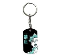 xhomeshop The Seven Deadly Sins Pendant Meliodas Keychain Ban Escanor Key Ring King Hawk Gowther Merlin Keychain Dragon's Sin of Wrath Cosplay Prop