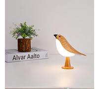 Xhope4u Small Cordless Bedside Lamp, Bird Lamp Touch Sensor, LED Table Lamp with Touch Dimmer,3 Level Brightness Nightstand Lamps, Rechargered Desk Lamp for Bedroom, Office, College
