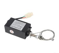 XHQ-PT Diesel Engine Stop Solenoid 12V/24V - High Temp Flameout Controller for Generators - 110N Pull Force Electric Throttle Adjuster(Normal Open 12V)