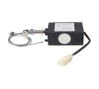 XHQ-PT Diesel Engine Stop Solenoid Valve, Electromagnetic Shutdown Controller for Generator, 12V 24V Normal Open Closed, -40 to 150C, 90-110N Pull Force, 40mm Wire(Normal open 12V)