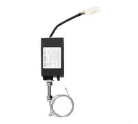 XHQ-PT Electromagnetic Engine Stop Solenoid Valve, 12V/24V Generator Shutdown Controller with 90-110N Pulling, for Harsh Environments (-40°C to(Normal Closed 12V)