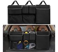XHRING Car Trunk Organizer Backseat Hanging Storage Bag for Toyota Rav4 4Runner Sienna Highlander Corolla Cross Sequoia Venza Yaris SE XSE LE Hybrid XLE Limited Platinum SUV Accessories 2000-2024 2025
