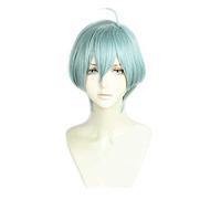 XHSDOZD Anime Cosplay Wig,IDOLiSH7 Haruka Isumi Wig,Green short Wig,with Free Wig Cap,for Christmas Carnival party Halloween Cosplay Wig