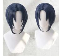 XHSDOZD Anime Cosplay Wig,IDOLiSH7 Izumi Iori Wig,Blue short Wig,with Free Wig Cap,for Christmas Carnival party Halloween Cosplay Wig