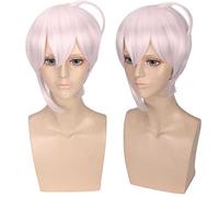 XHSDOZD Anime Cosplay Wig，IDOLiSH7 Tenn Kujo Wig，Short white Wig，with Free Wig Cap，for Christmas Carnival party Halloween Cosplay Wig
