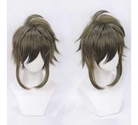 XHSDOZD Anime Cosplay Wig，IDOLiSH7 Yamato Nikaido Wig，Green short Wig，with Free Wig Cap，for Christmas Carnival party Halloween Cosplay Wig