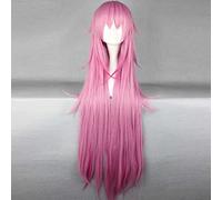XHSDOZD Anime Cosplay Wig，K Project Neko Wig，Pink long Wig，with Free Wig Cap，for Christmas Carnival party Halloween Cosplay Wig(Color:pink)
