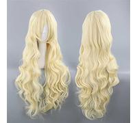 XHSDOZD Anime Cosplay Wig，Kagerou Project Kozakura Mari Wig，Light blonde long wavy Wig，with Free Wig Cap，for Christmas Carnival party Halloween Cosplay Wig