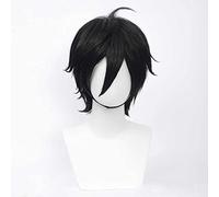 XHSDOZD Anime Cosplay Wig，Kagerou Project Seto Kosuke Wig，Black short Wig，with Free Wig Cap，for Christmas Carnival party Halloween Cosplay Wig
