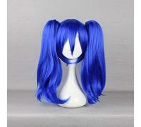 XHSDOZD Anime Cosplay Wig，Kagerou Project Takane Enomoto Wig，Two ponytail blue Wig，with Free Wig Cap，for Christmas Carnival party Halloween Cosplay Wig(Color:Style 2)