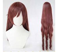 XHSDOZD Anime Cosplay Wig,Rozen Maiden Suiseiseki Wig,Brown long curly Wig,with Free Wig Cap,for Christmas Carnival party Halloween Cosplay Wig