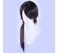 XHSDOZD Anime Cosplay Wig，Touken Ranbu Online Kashuu Kiyomitsu Wig，Dark brown long Wig，with Free Wig Cap，for Christmas Carnival party Halloween Cosplay Wig