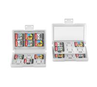 XHSESA 24-in-1 Game Card Case For Nintendo Switch 2 - Storage Box For Switch2 Game Card (White)