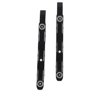 XHSESA 2Pcs 3.5 Inch Hard Drive Plastic Rails Black Chassis Hard Drive Mounting Plastic Rails,Black