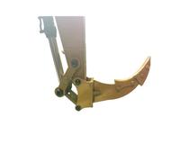 XHSESA Full Metal Excavator Ripper Attachment - Compatible with Huina 550/580/592 Models - High-Simulation A3 Steel Tractor Upgrade Part