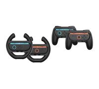 XHSESA Racing Steering Wheel Grip Set for Switch2 -Ergonomic Controller Handle Accessories with ABS Handles & Non-Slip Texture