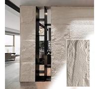XHSMYXGS Faux Stone Wall Panel, 3D Wall Paneling Covering Kit, PU Stone Wall Panel for Home Hallway Accent, Kitchen Restaurant Bar Wainscoting (Gray f)