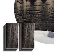 XHSMYXGS Faux Stone Wall Panel, Waterproof PU 3D Decor for Exterior and Interior, Stacked Stone Siding Panel, Wainscoting Panels (Gray 3 10pcs)
