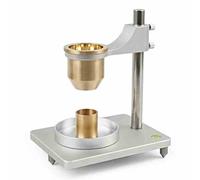 XHSMYXGS Hall Flow Meter, High Precision Powder Bulk Density Meter and Flow Tester with 2.5 and 5 Mm Funnel, for Testing Flow and Bulk Density (Brass)