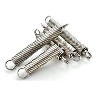 Xhuan-Compression spring 304 Stainless Steel Tension Cylindroid Helical Coil Small Mini Extension Spring WD 0.3mm 0.4mm 0.5mm, Sturdy Multipurpose(180mm((2Pcs),5mm)