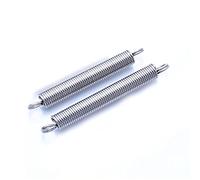 Xhuan-Compression spring 304 Stainless Steel Tension Spring Wire Dia 1mm S Hook Cylindroid Helical Pullback Extension Spring OD 6mm 7mm 8mm, 2/5Pcs , Sturdy Multipurpose(2pcs 180mm,8mm)
