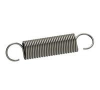 Xhuan-Compression spring S Hook Extension Spring Wire Dia 0.3mm 304 Stainless Steel Cylindroid Helical Pullback Tension Coil Spring Length 60-300mm, Sturdy Multipurpose(0.3x3x95mm(5pcs))