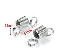 Xhuan-Compression spring Stainless Steel Cart Extension Spring Tension Springs Board Drag Spring, 2pcs, Sturdy Multipurpose(Stainless Spring2pc)