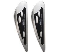 XhuangTech 1 Pair Car Wiper Pressurizer, Windshield Wiper Arm Gadgets Universal Premium ABS Plastic, Wing Blade Spoiler Booster Decor Enhance Visibility for Car, Sedan, SUV (Black)