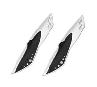 XhuangTech 1 Pair Car Wiper Pressurizer, Wing Windshield for Enhancing Wiper Performance Visibility, ABS Wiper Plate Universal Replacement Parts, Wiper Blade Presser Protection Accessories (Black)