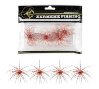 XhuangTech 2.75'' Sea Urchin Bait Soft Flash Sequins Fishing Lure (Red)
