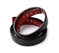 XhuangTech 2 Pack Car Wheel Arch Trim, 1.5M x 3.5CM Universal Wheel Fender Lip Mudguards Set, PVC Auto Wheel Tyre Eyebrow Expander Protector, Car Wheel Arch Trim Lip Fender Flares (Black)