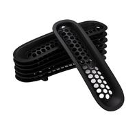 XhuangTech 7 PCS Car Front Grill Trim Compatible with Wrangler JK 2007-2017, ABS Plastic Car Front Grille Front Bumper Central Grill Accessories Grille Inserts (Matte Black)