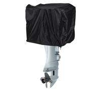 XhuangTech Boat Outboard Motor Cover, 210D Waterproof Sunproof Half Outboard Propeller Cover, Boat Outboard Engine Cover with Elastic Strap Fixing (82 x 50 x 60 cm / 175-250 HP)